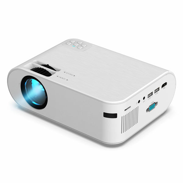 P62 1280*720P Portable HD Projector Home Theater WiFi Multimedia Player Video Beamer, Mirroring Version