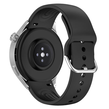 22mm Arc-shaped Watchband for Xiaomi Watch S2  /  S1  /  S1 Pro, Adjustable Silicone Wrist Strap with Metal Buckle