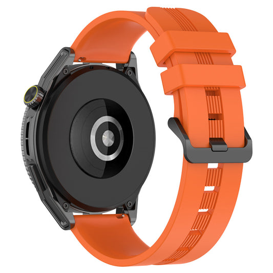 20mm Textured Silicone Smart Watch Bands for Huawei Watch GT3 / Watch GT, Sport Style Replaced Wrist Strap Watchband