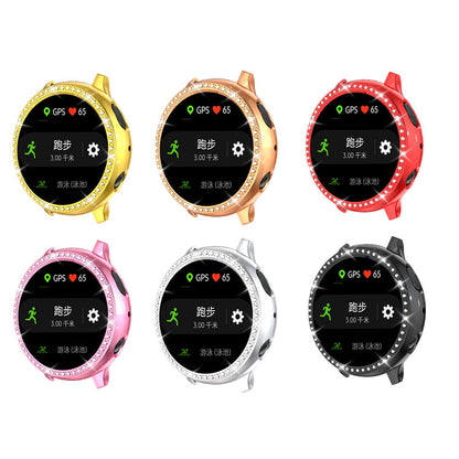 Rhinestone Decor Smart Watch PC Protective Case for Samsung Galaxy Watch Active2 40mm