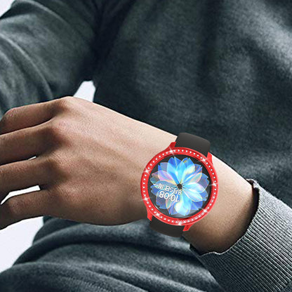 Rhinestone Decor All-around Protective Case for Samsung Galaxy Watch Active 2 44mm