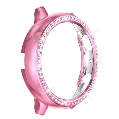 Rhinestone Decor All-around Protective Case for Samsung Galaxy Watch Active 2 44mm