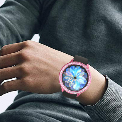 Rhinestone Decor All-around Protective Case for Samsung Galaxy Watch Active 2 44mm