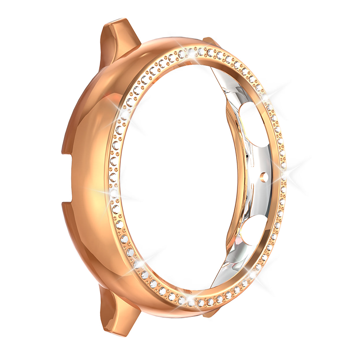 Rhinestone Decor All-around Protective Case for Samsung Galaxy Watch Active 2 44mm