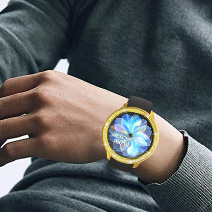 Rhinestone Decor All-around Protective Case for Samsung Galaxy Watch Active 2 44mm
