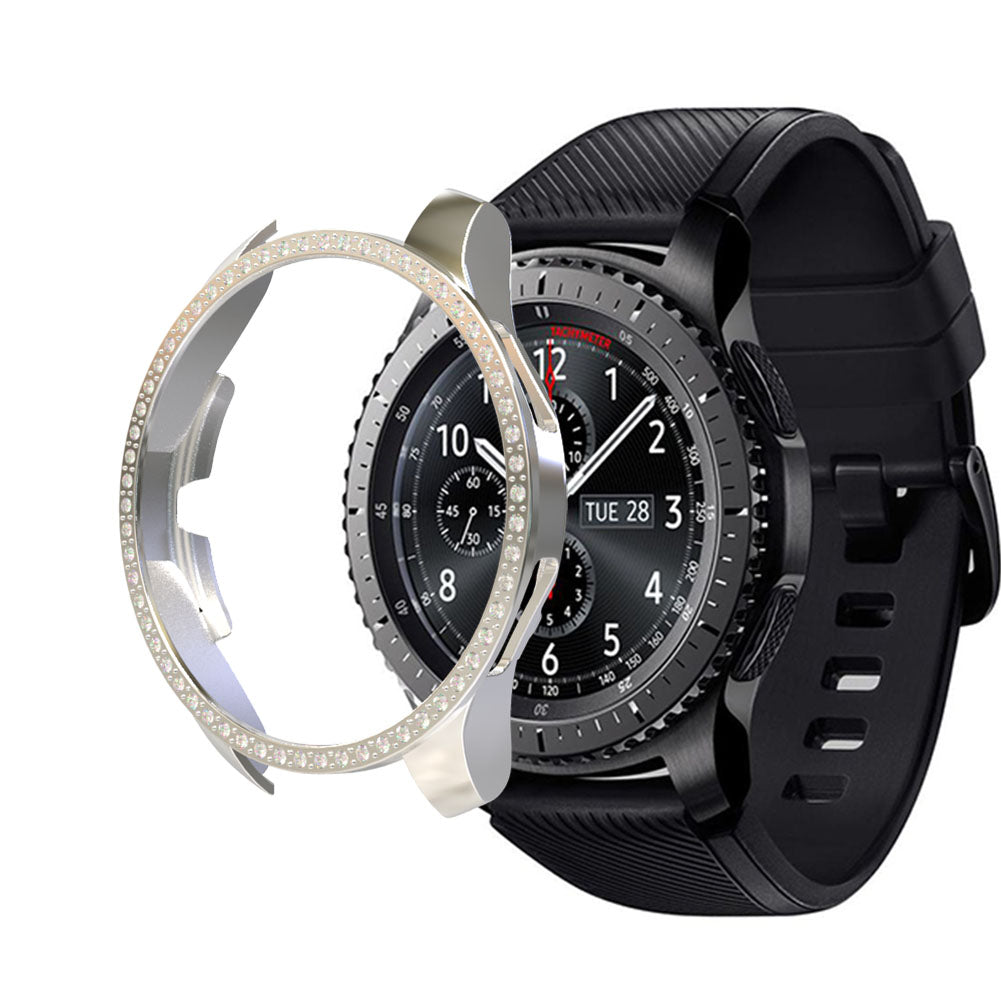 Rhinestone Decor Hard PC Protective Shell for Samsung Galaxy Watch 46mm