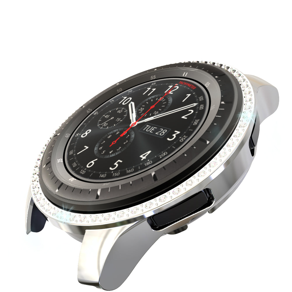 Rhinestone Decor Hard PC Protective Shell for Samsung Galaxy Watch 46mm