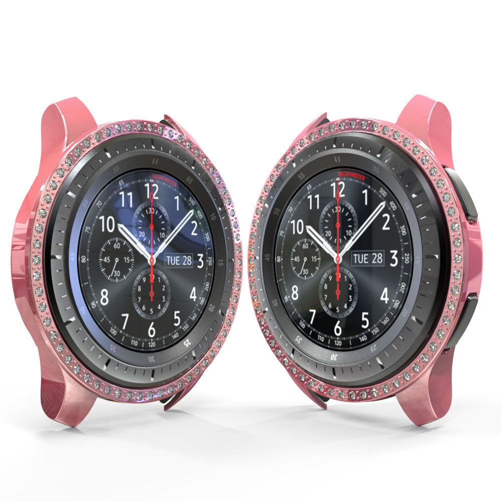 Rhinestone Decor Hard PC Protective Shell for Samsung Galaxy Watch 46mm