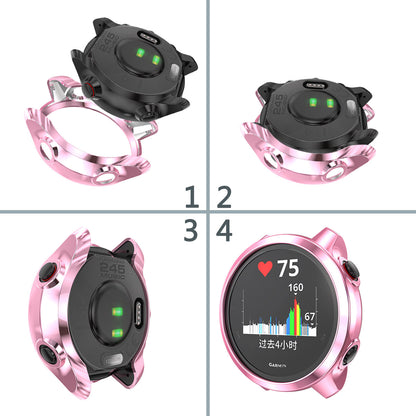 Electroplating TPU Smart Watch Cover Shell for Garmin Forerunner 245