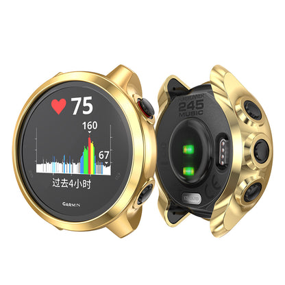 Electroplating TPU Smart Watch Cover Shell for Garmin Forerunner 245