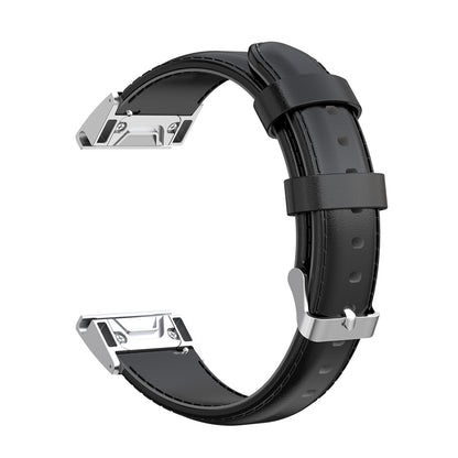 20mm Oil Wax Skin Cowhide Leather Watch Band for Samsung Galaxy Watch4 Classic 46mm 42mm/Watch4 44mm 40mm/Garmin Fenix 6S Pro