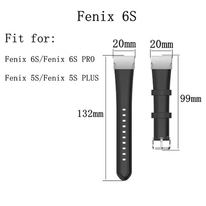 20mm Oil Wax Skin Cowhide Leather Watch Band for Samsung Galaxy Watch4 Classic 46mm 42mm/Watch4 44mm 40mm/Garmin Fenix 6S Pro