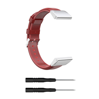 20mm Oil Wax Skin Cowhide Leather Watch Band for Samsung Galaxy Watch4 Classic 46mm 42mm/Watch4 44mm 40mm/Garmin Fenix 6S Pro