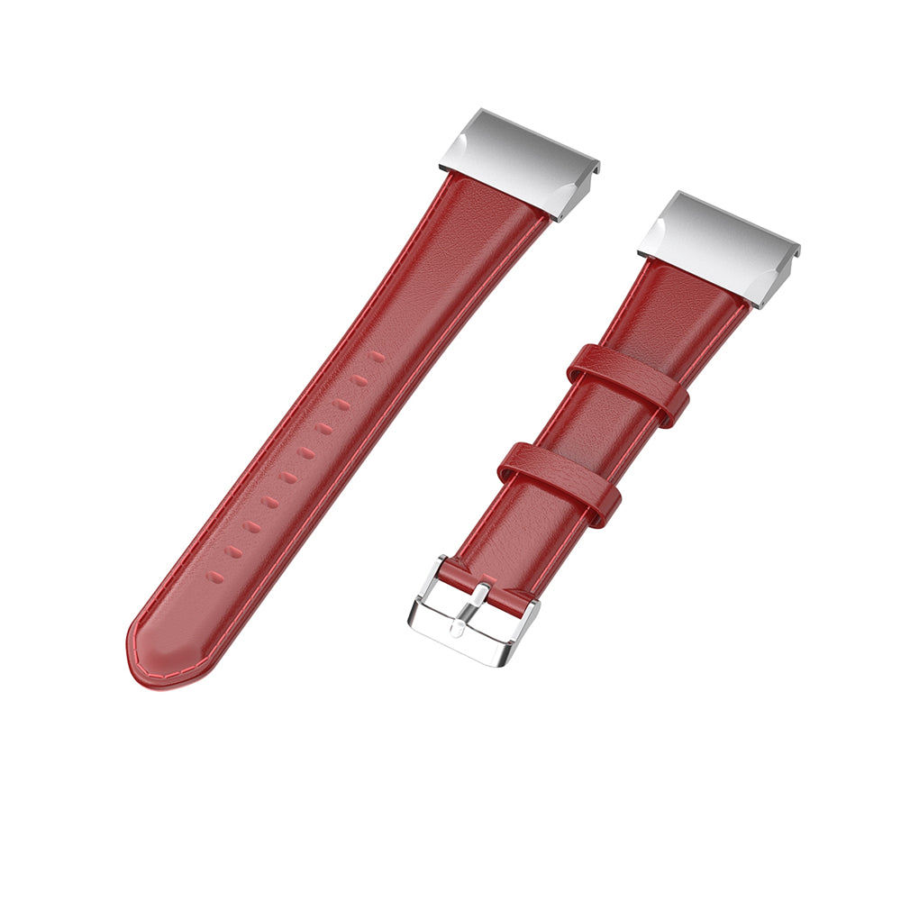 20mm Oil Wax Skin Cowhide Leather Watch Band for Samsung Galaxy Watch4 Classic 46mm 42mm/Watch4 44mm 40mm/Garmin Fenix 6S Pro