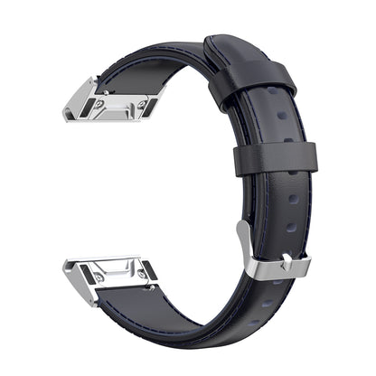 20mm Oil Wax Skin Cowhide Leather Watch Band for Samsung Galaxy Watch4 Classic 46mm 42mm/Watch4 44mm 40mm/Garmin Fenix 6S Pro
