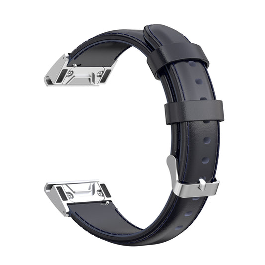 20mm Oil Wax Skin Cowhide Leather Watch Band for Samsung Galaxy Watch4 Classic 46mm 42mm/Watch4 44mm 40mm/Garmin Fenix 6S Pro