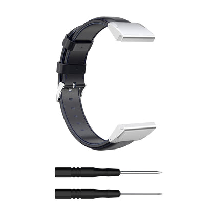 20mm Oil Wax Skin Cowhide Leather Watch Band for Samsung Galaxy Watch4 Classic 46mm 42mm/Watch4 44mm 40mm/Garmin Fenix 6S Pro