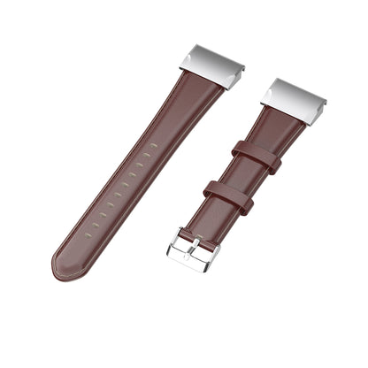 20mm Oil Wax Skin Cowhide Leather Watch Band for Samsung Galaxy Watch4 Classic 46mm 42mm/Watch4 44mm 40mm/Garmin Fenix 6S Pro