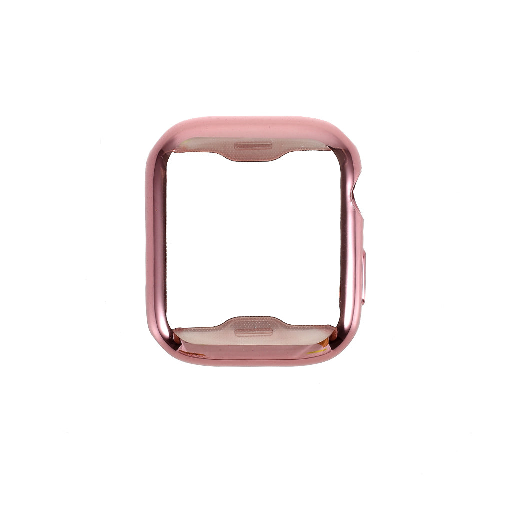 All-round Electroplating TPU Watch Cover Frame for Apple Watch Series 4 / 5 / 6 / SE / SE (2022) 40mm