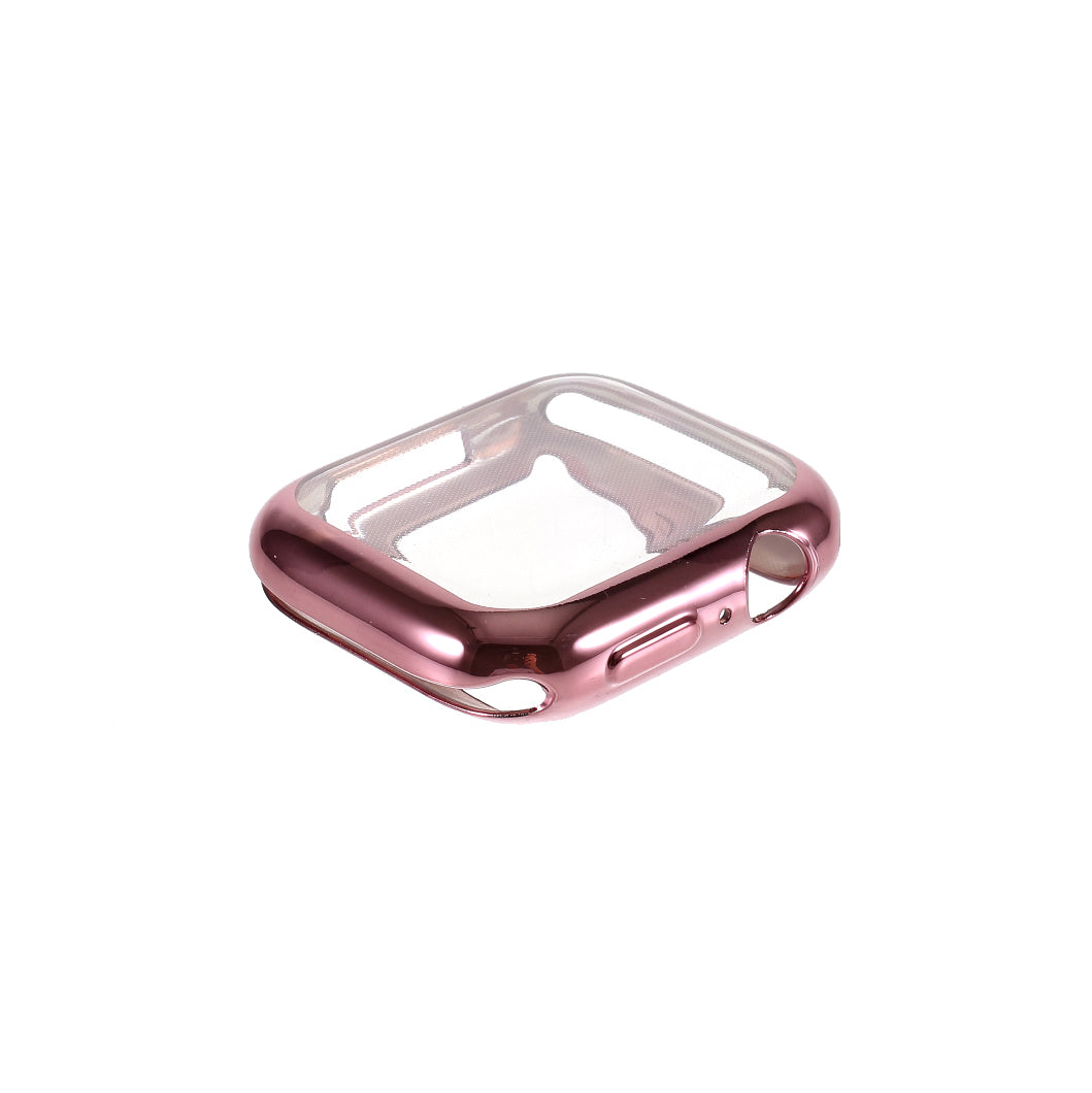 All-round Electroplating TPU Watch Cover Frame for Apple Watch Series 4 / 5 / 6 / SE / SE (2022) 40mm