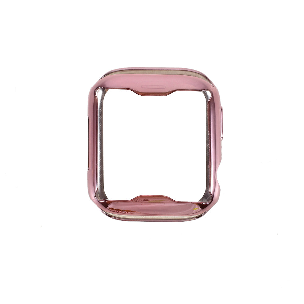 All-round Electroplating TPU Watch Cover Frame for Apple Watch Series 4 / 5 / 6 / SE / SE (2022) 40mm