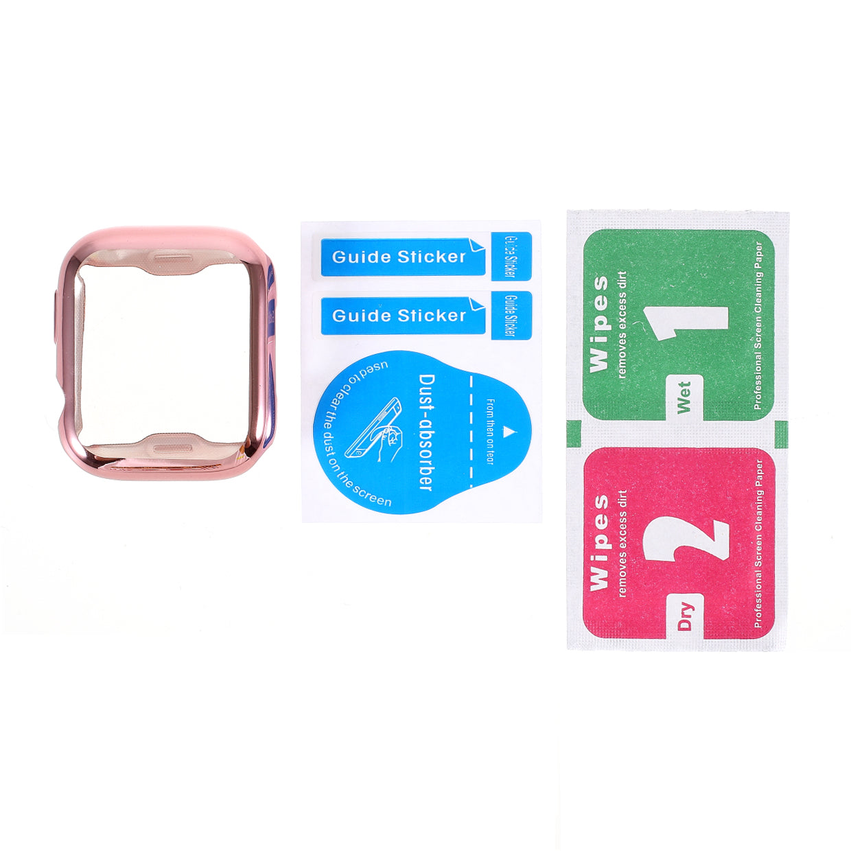 All-round Electroplating TPU Watch Cover Frame for Apple Watch Series 4 / 5 / 6 / SE / SE (2022) 40mm