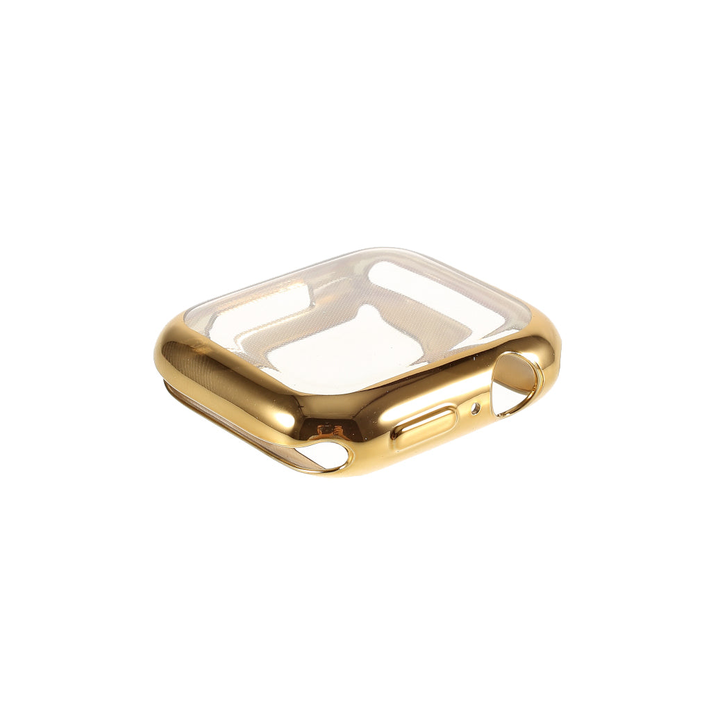 All-round Electroplating TPU Watch Cover Frame for Apple Watch Series 4 / 5 / 6 / SE / SE (2022) 40mm