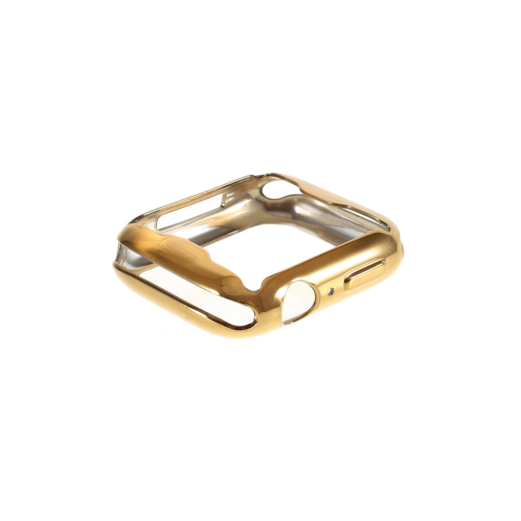 All-round Electroplating TPU Watch Cover Frame for Apple Watch Series 4 / 5 / 6 / SE / SE (2022) 40mm
