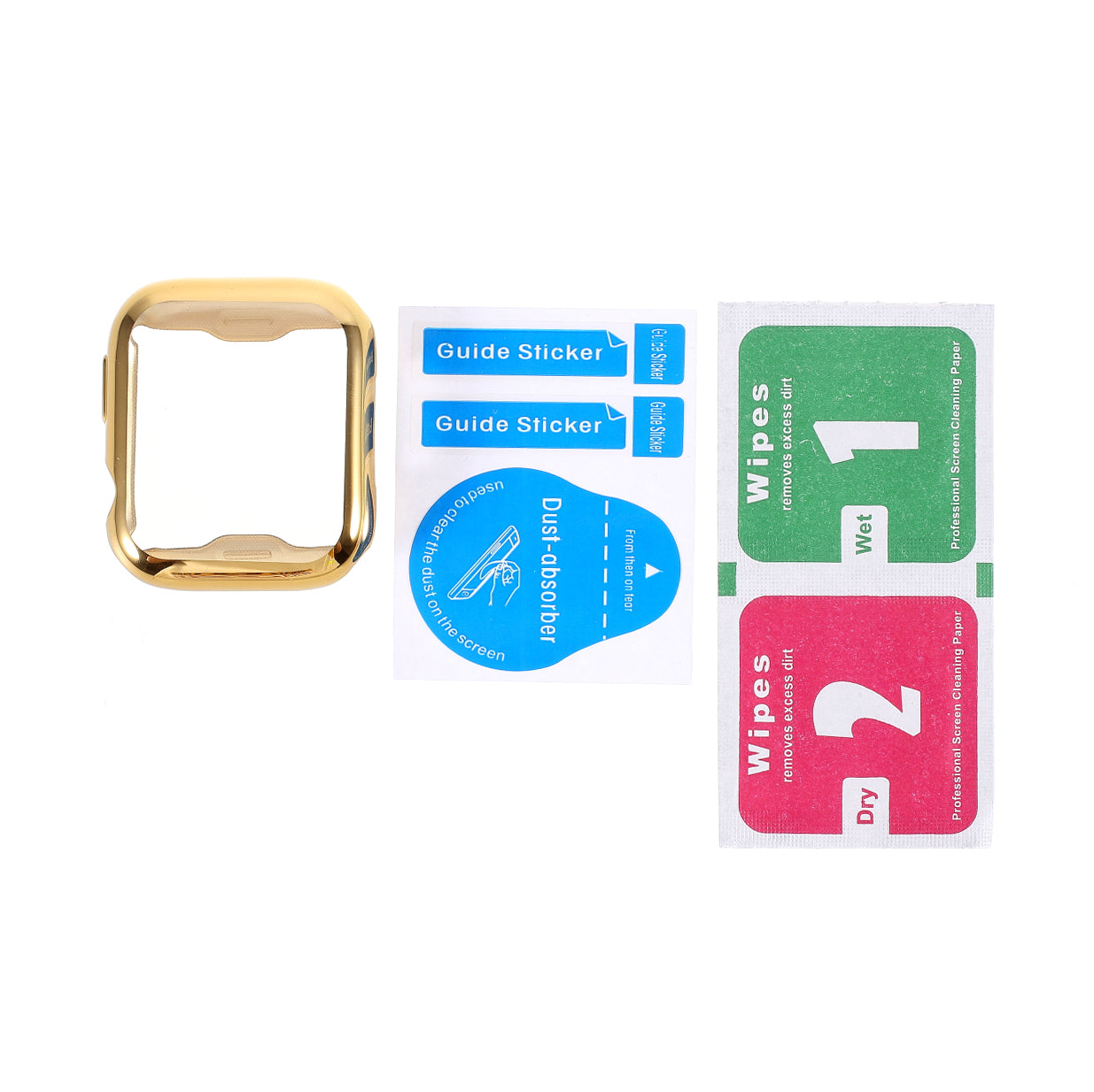 All-round Electroplating TPU Watch Cover Frame for Apple Watch Series 4 / 5 / 6 / SE / SE (2022) 40mm