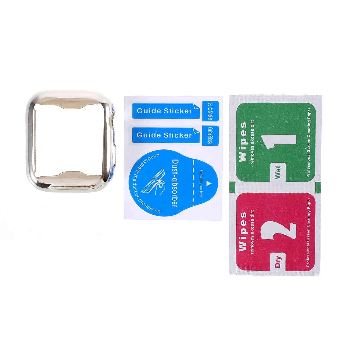 All-round Electroplating TPU Watch Cover Frame for Apple Watch Series 4 / 5 / 6 / SE / SE (2022) 40mm