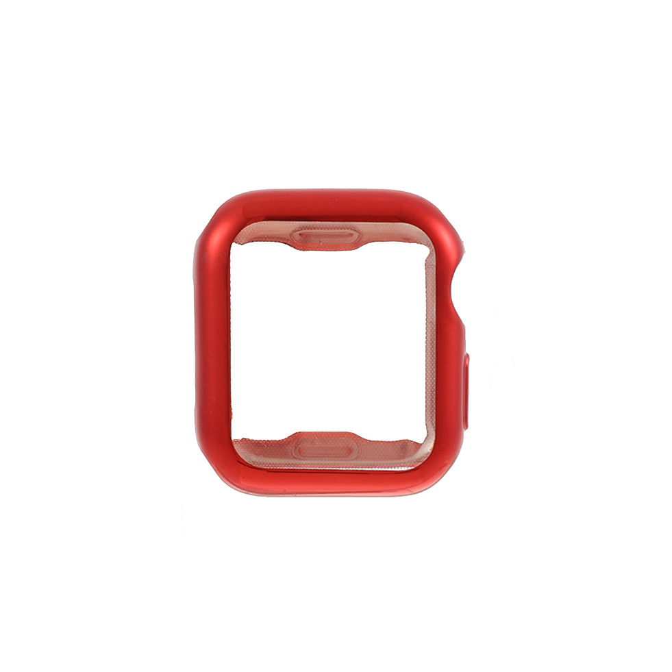 All-round Electroplating TPU Watch Cover Frame for Apple Watch Series 4 / 5 / 6 / SE / SE (2022) 40mm