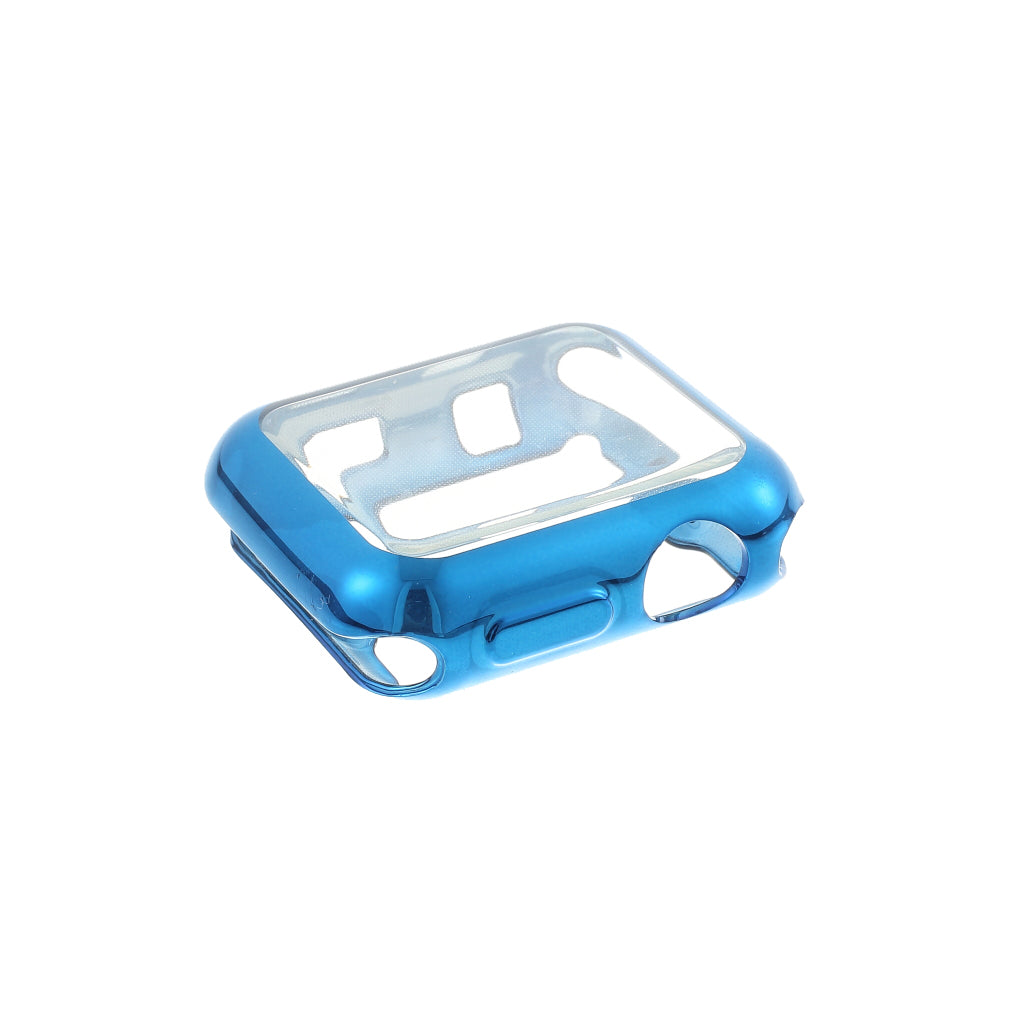 All-round Electroplating TPU Watch Cover Frame for Apple Watch Series 4 / 5 / 6 / SE / SE (2022) 40mm