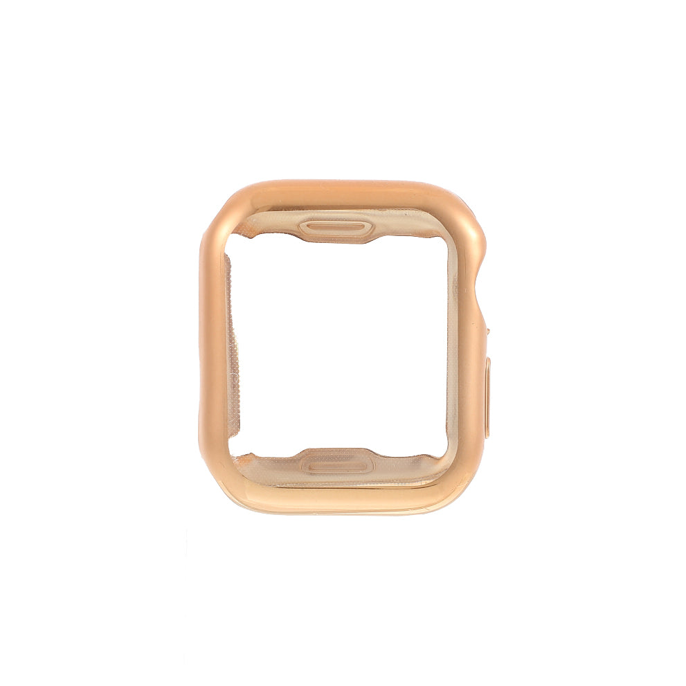 All-round Electroplating TPU Watch Cover Frame for Apple Watch Series 4 / 5 / 6 / SE / SE (2022) 40mm