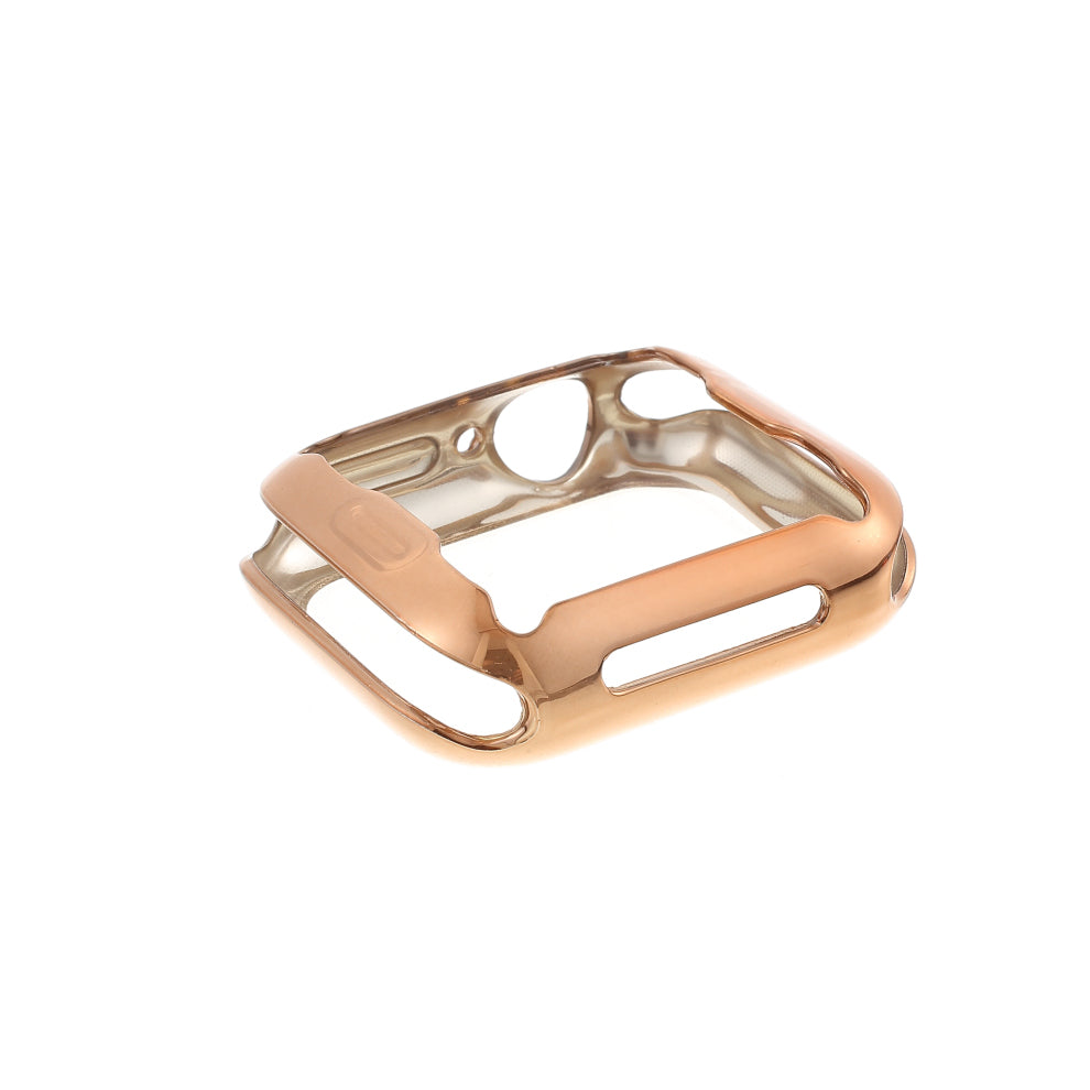 All-round Electroplating TPU Watch Cover Frame for Apple Watch Series 4 / 5 / 6 / SE / SE (2022) 40mm