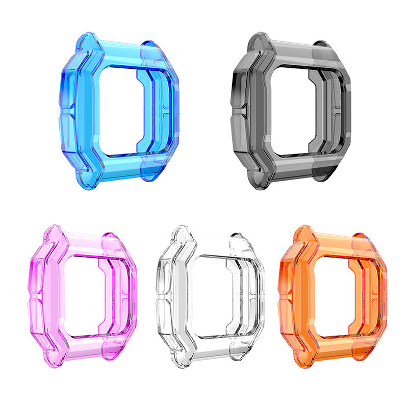 Shockproof Clear TPU Smart Watch Cover Case Protector for Huami Amazfit Neo