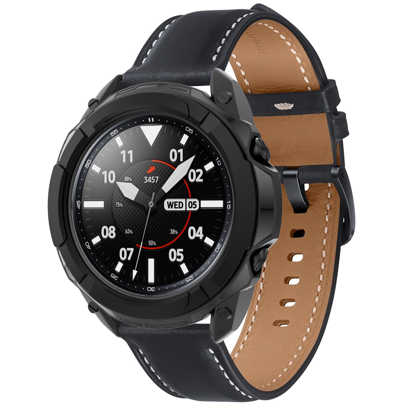 Soft TPU Armor Protective Watch Frame Case for Samsung Galaxy Watch3 45mm