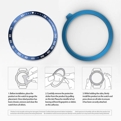 Stainless Steel Watch Bezel Anti-scratch Ring Cover for Samsung Galaxy Watch4 44mm