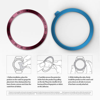 Stainless Steel Watch Bezel Anti-scratch Ring Cover for Samsung Galaxy Watch4 44mm