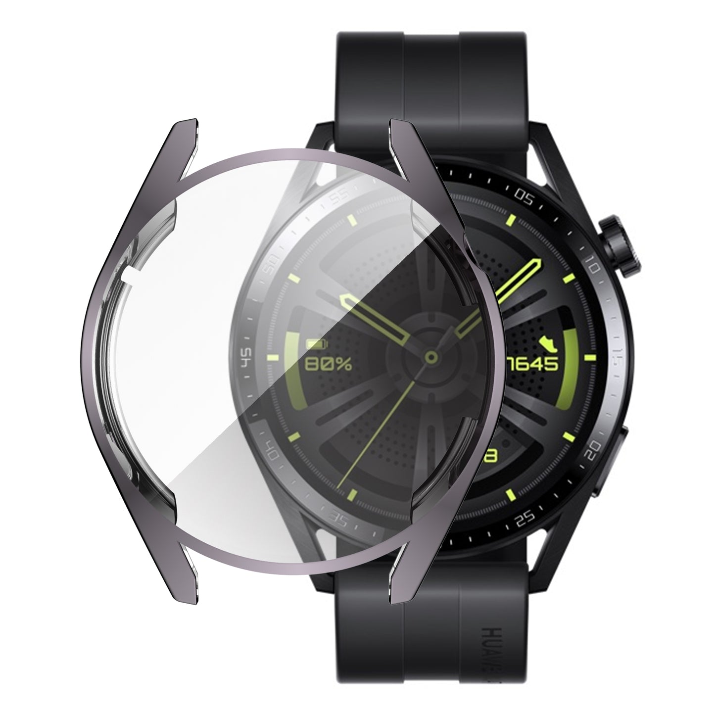 Electroplating Soft TPU Protective Watch Case Protector Cover for Huawei Watch GT 3 46mm
