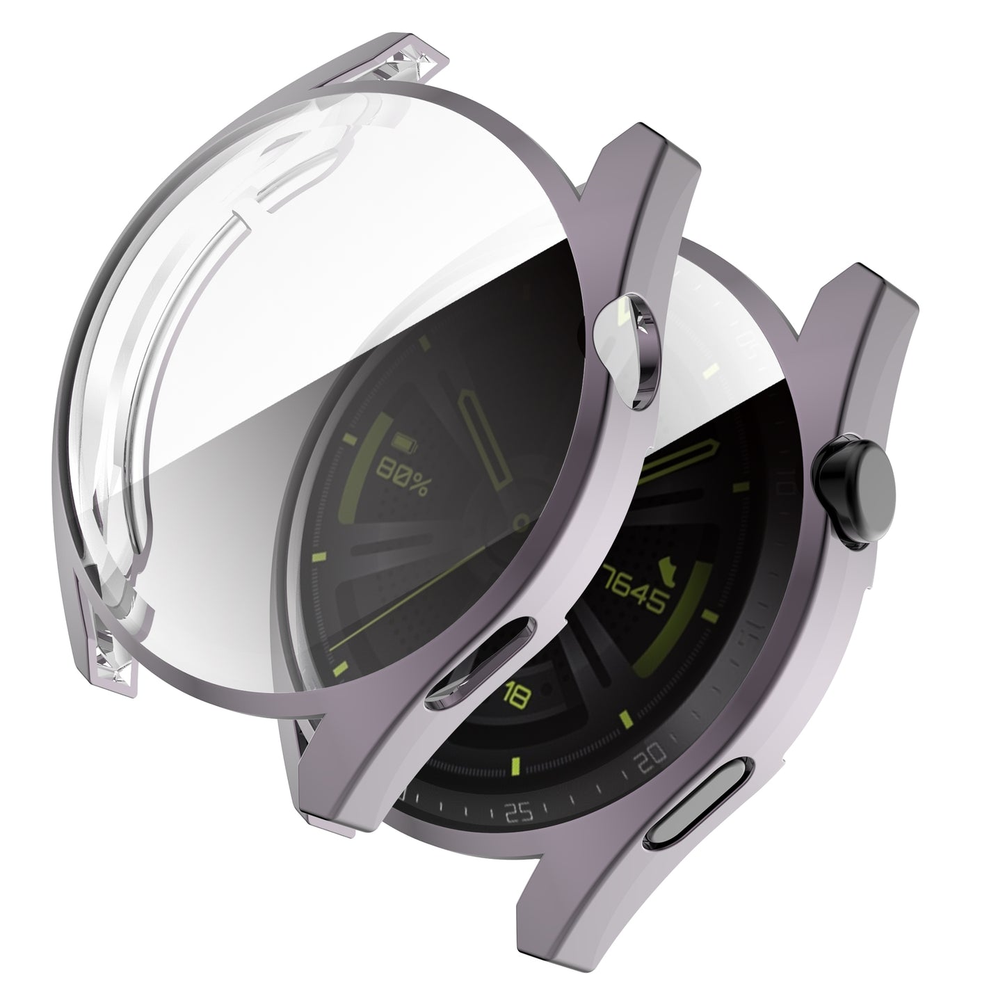 Electroplating Soft TPU Protective Watch Case Protector Cover for Huawei Watch GT 3 46mm