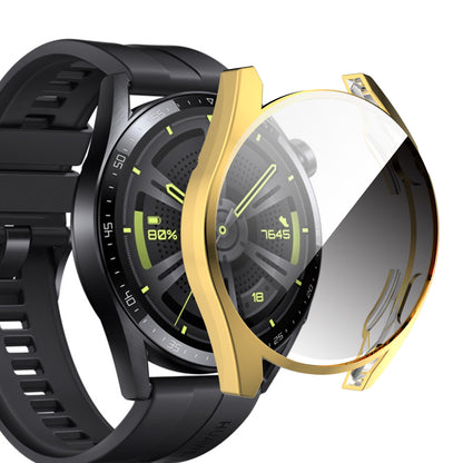 Electroplating Soft TPU Protective Watch Case Protector Cover for Huawei Watch GT 3 46mm