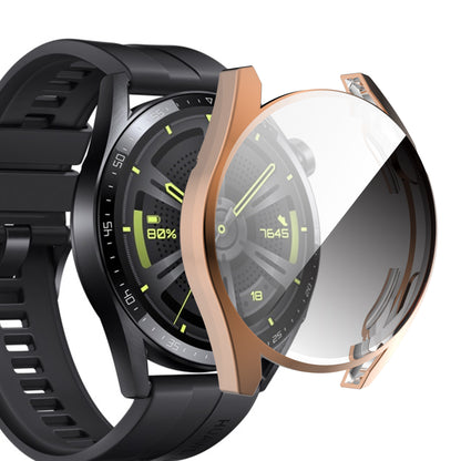 Electroplating Soft TPU Protective Watch Case Protector Cover for Huawei Watch GT 3 46mm