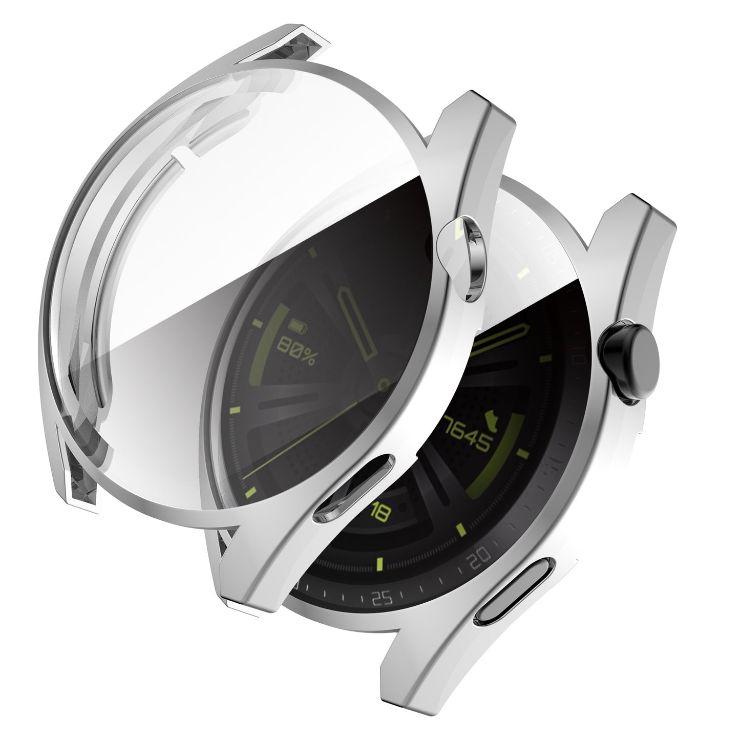 Electroplating Soft TPU Protective Watch Case Protector Cover for Huawei Watch GT 3 46mm