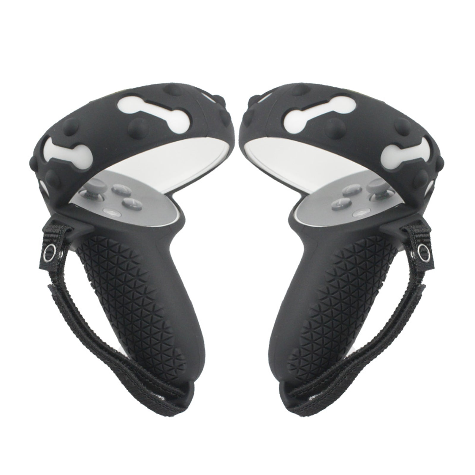 1 Pair Silicone Protective Grip Cover for Oculus Quest 2 VR Controller Handle Sleeve Case