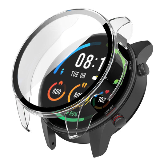 2 in 1 Smart Watch Hard PC Frame + Tempered Glass Screen Protector Watch Case for Xiaomi Mi Watch Color Sport