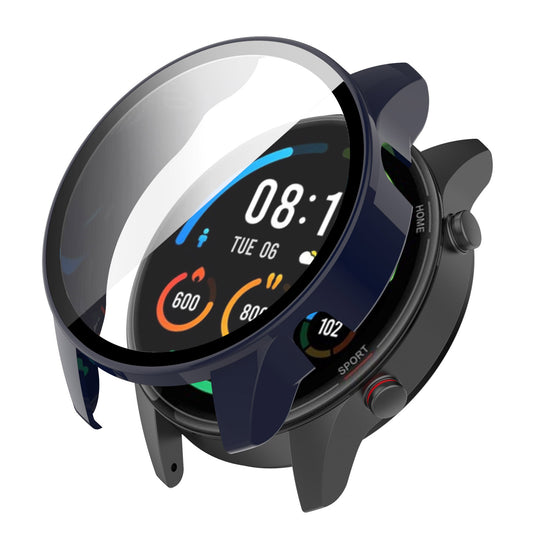 2 in 1 Smart Watch Hard PC Frame + Tempered Glass Screen Protector Watch Case for Xiaomi Mi Watch Color Sport