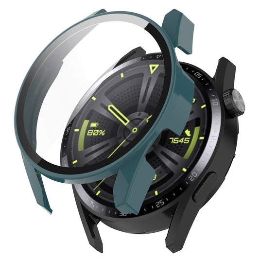2-in-1 Watch Case Hard PC Frame + Tempered Glass Screen Protector for Huawei Watch GT 3 46mm