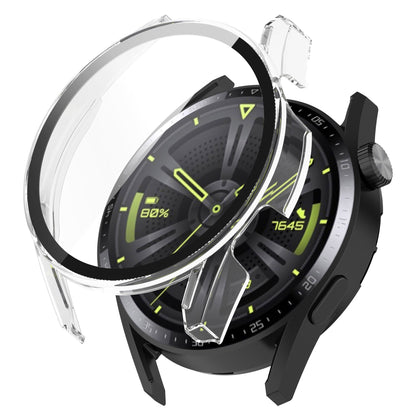 2-in-1 Watch Case Hard PC Frame + Tempered Glass Screen Protector for Huawei Watch GT 3 46mm