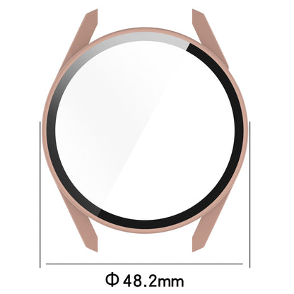 2-in-1 Watch Case Hard PC Frame + Tempered Glass Screen Protector for Huawei Watch GT 3 46mm