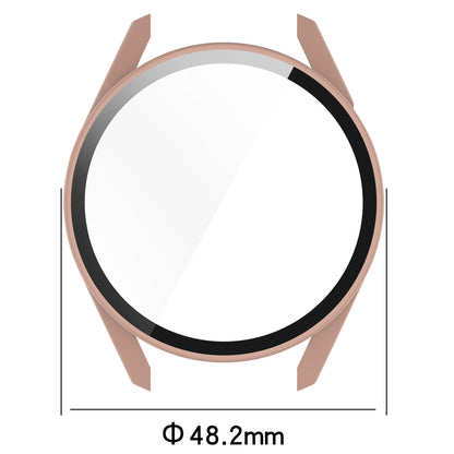 2-in-1 Watch Case Hard PC Frame + Tempered Glass Screen Protector for Huawei Watch GT 3 46mm